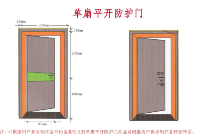 吉安2mmpb防护铅门